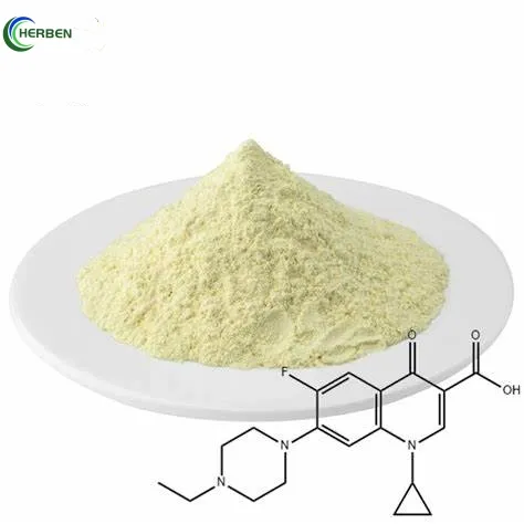 Prášek enrofloxacinu